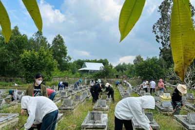 TRƯỜNG THCS PHỔ THUẬN TỔ CHỨC HOẠT ĐỘNG DỌN VỆ SINH NGHĨA TRANG LIỆT SĨ